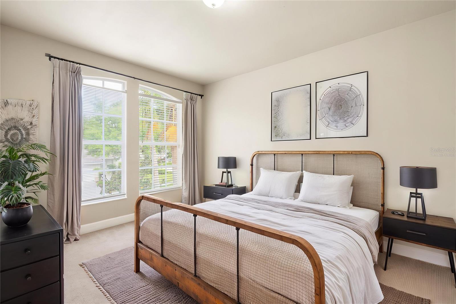 Upstairs Secondary Bedroom 1 - Virtually Staged