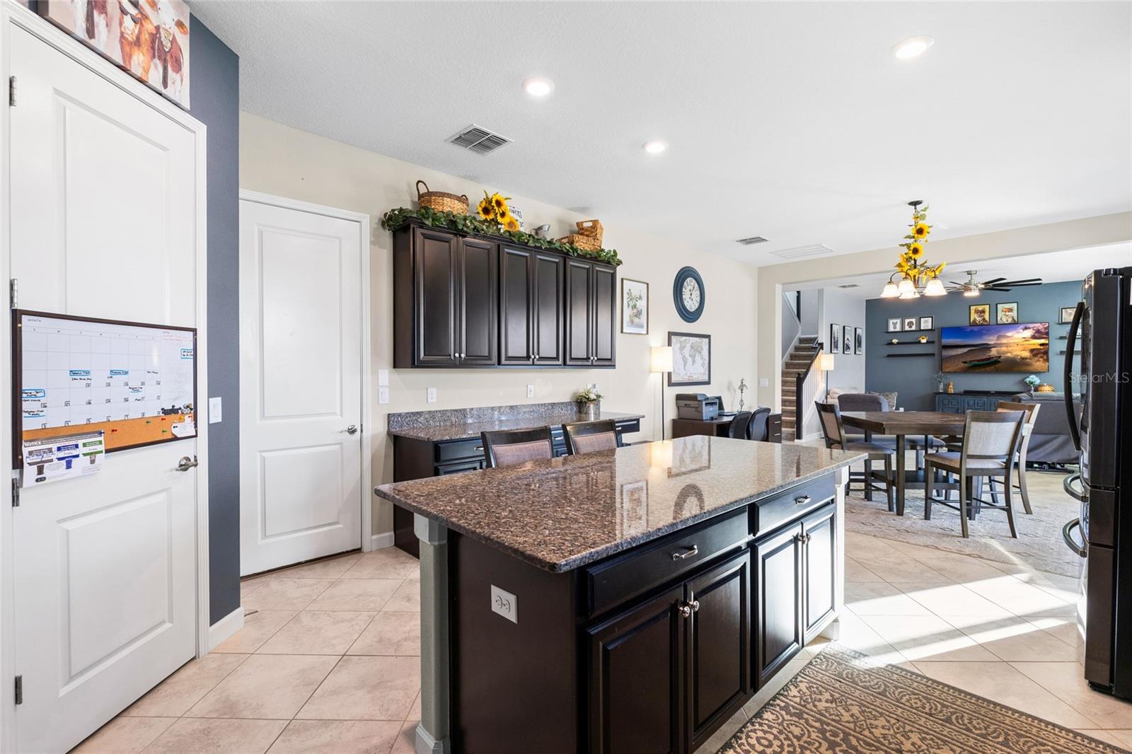 Pantry and Garage Door view