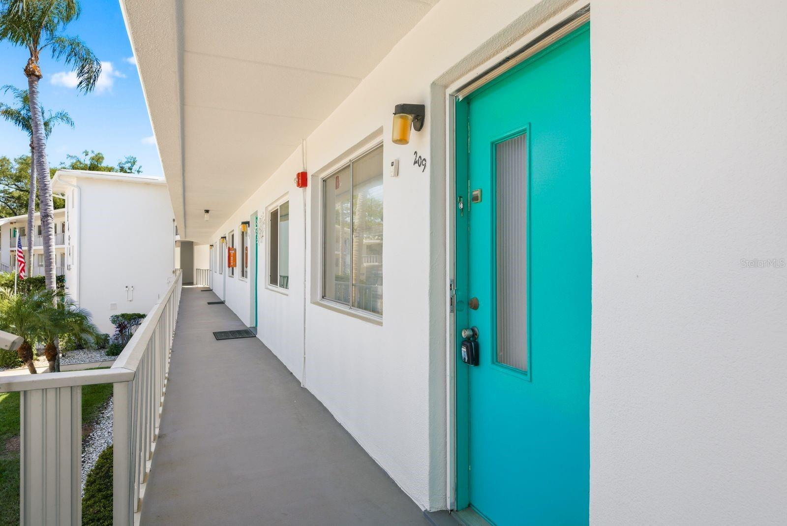 Balcony and Entrance