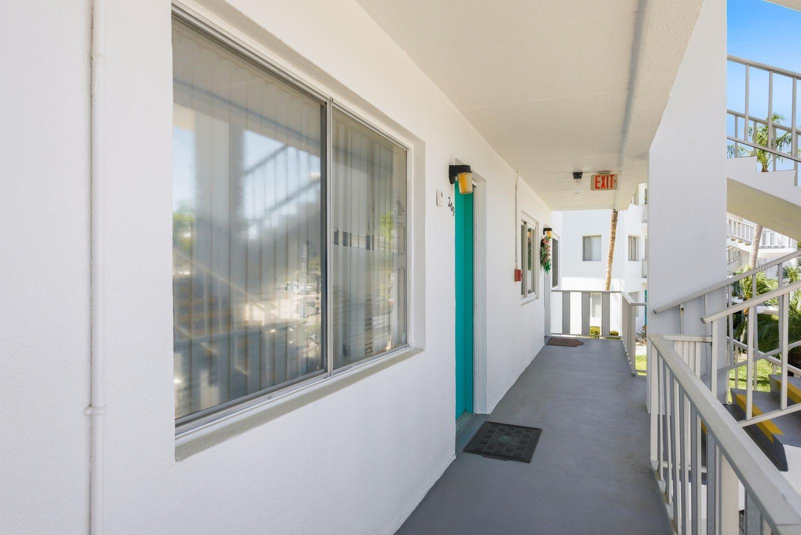 Balcony and Entrance