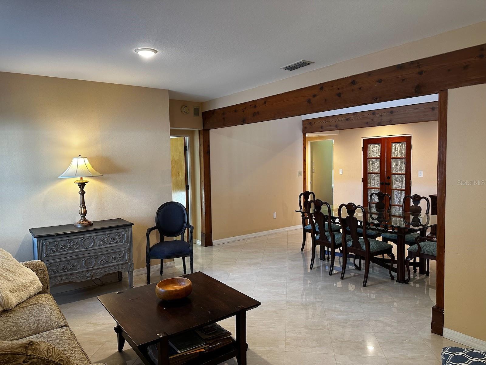 Formal living and dining room