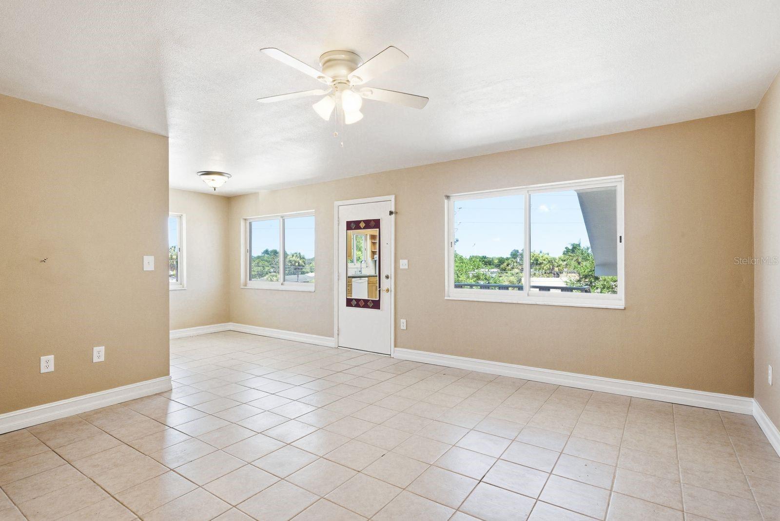 Living Room and Dining Area