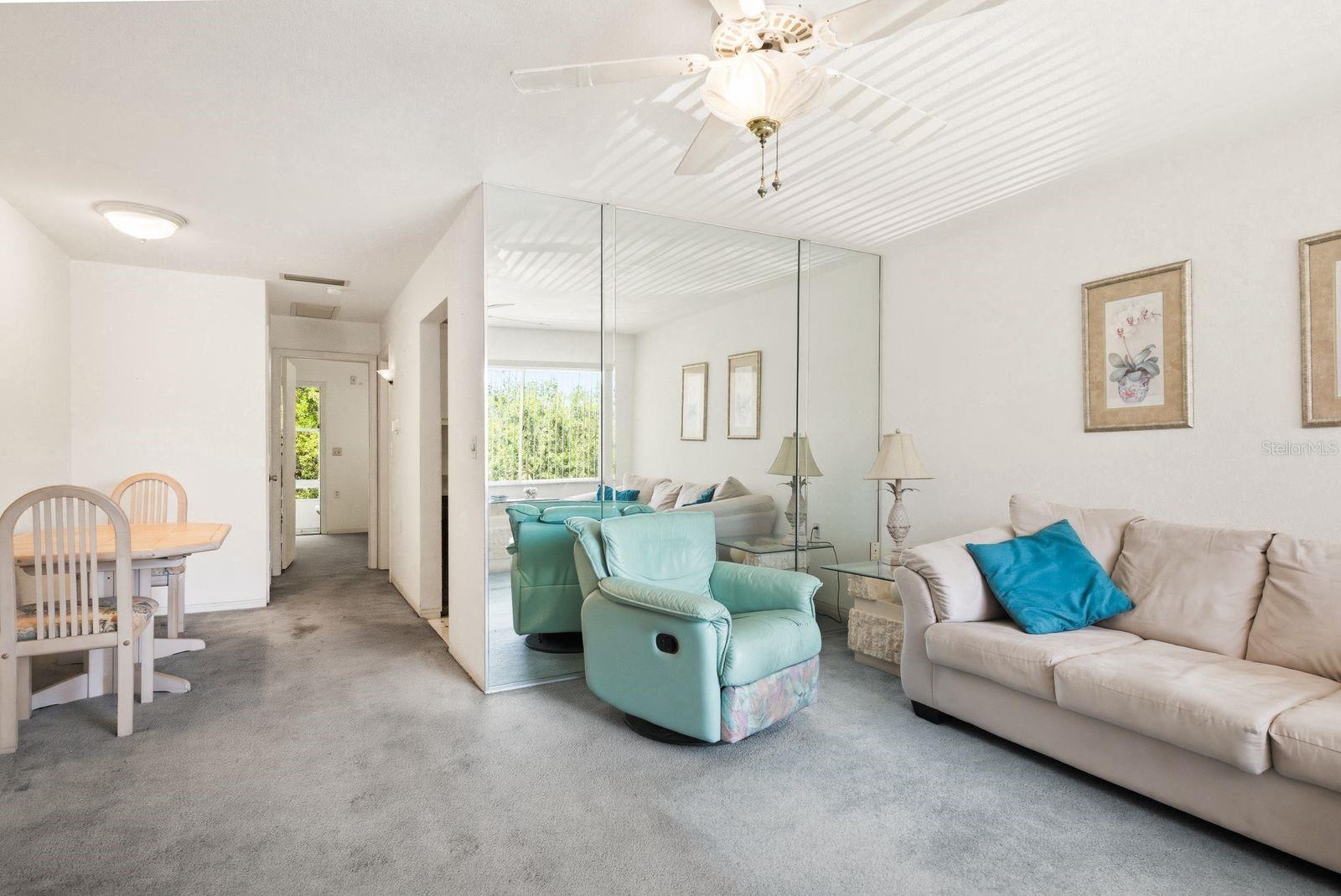 Living Room & dining Area