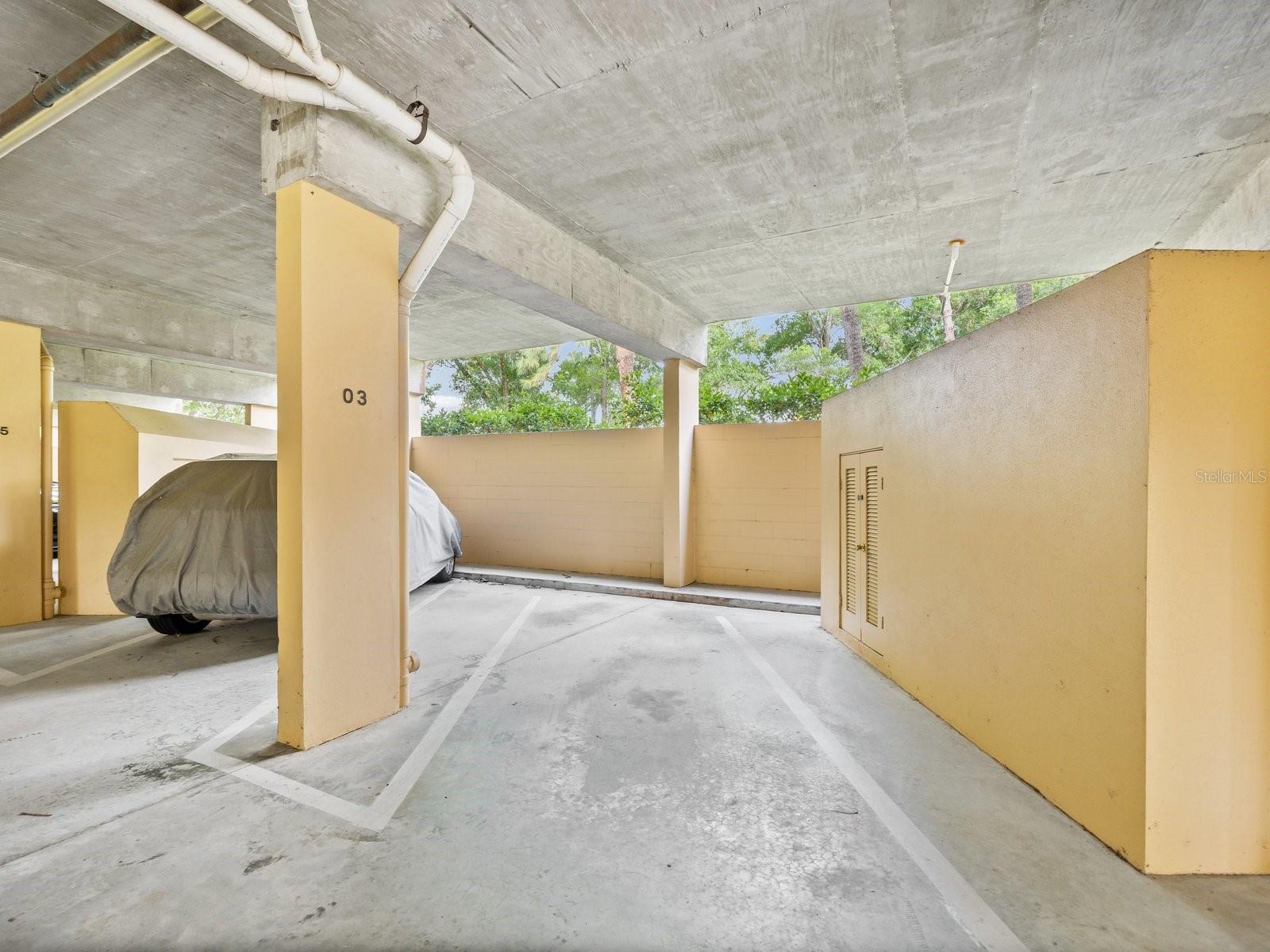 Assigned Parking #3 under building