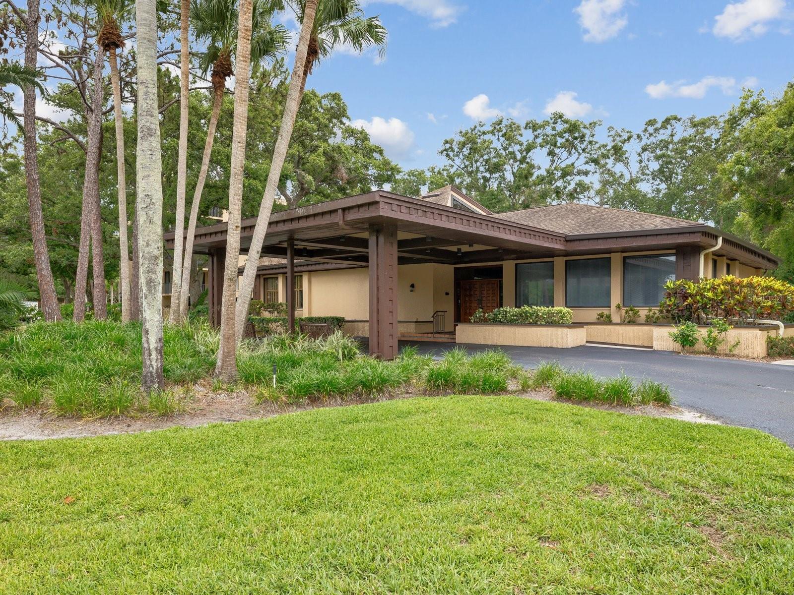 Clubhouse in back of community