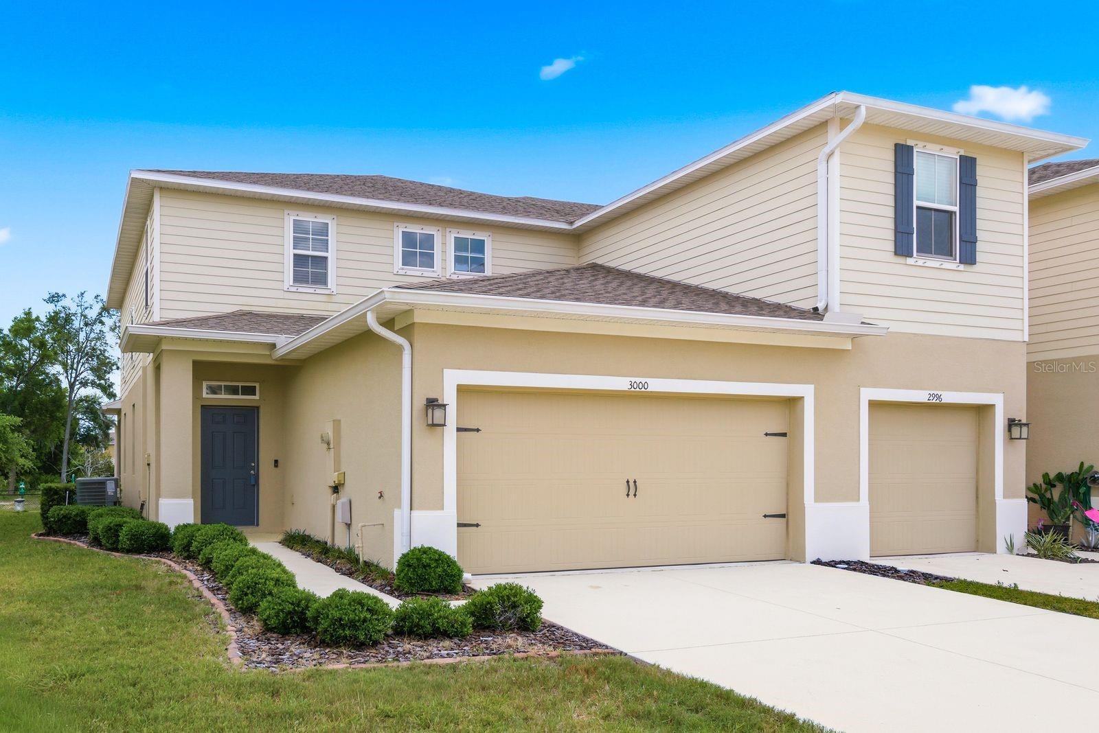 2 Car GarageParking for 4 Vehicles