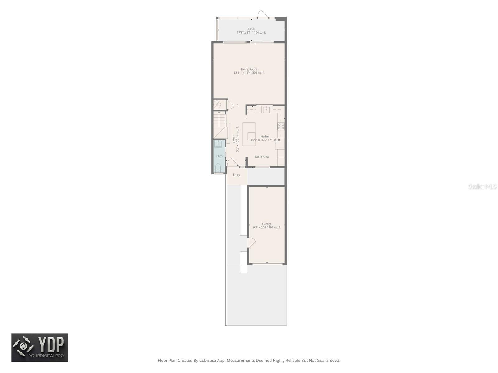 First Floor + Garage Floorplan