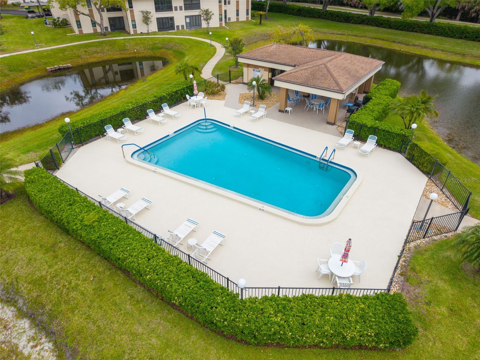 The Landings pool to enjoy just steps from front door~