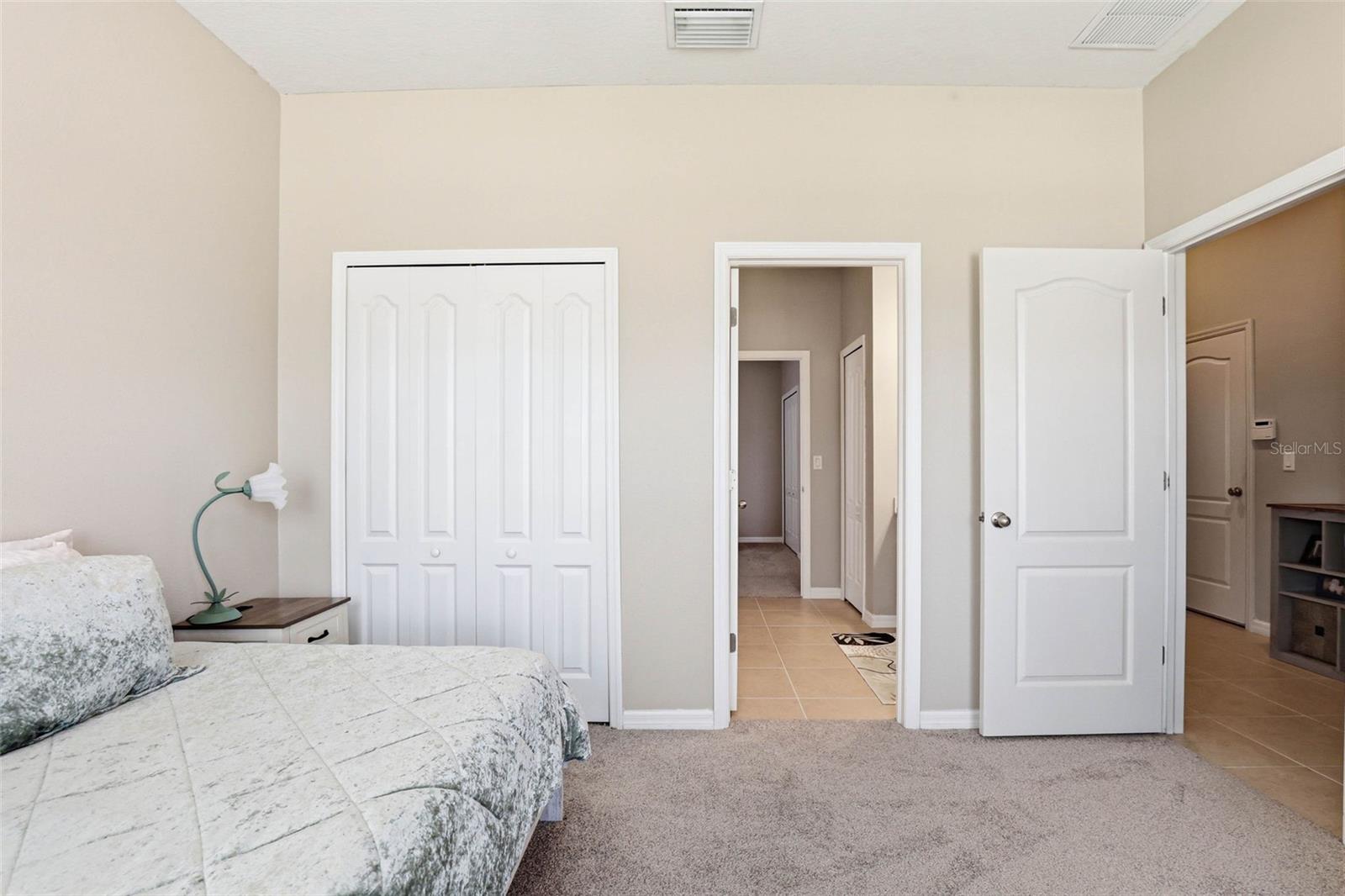 bedroom by front door