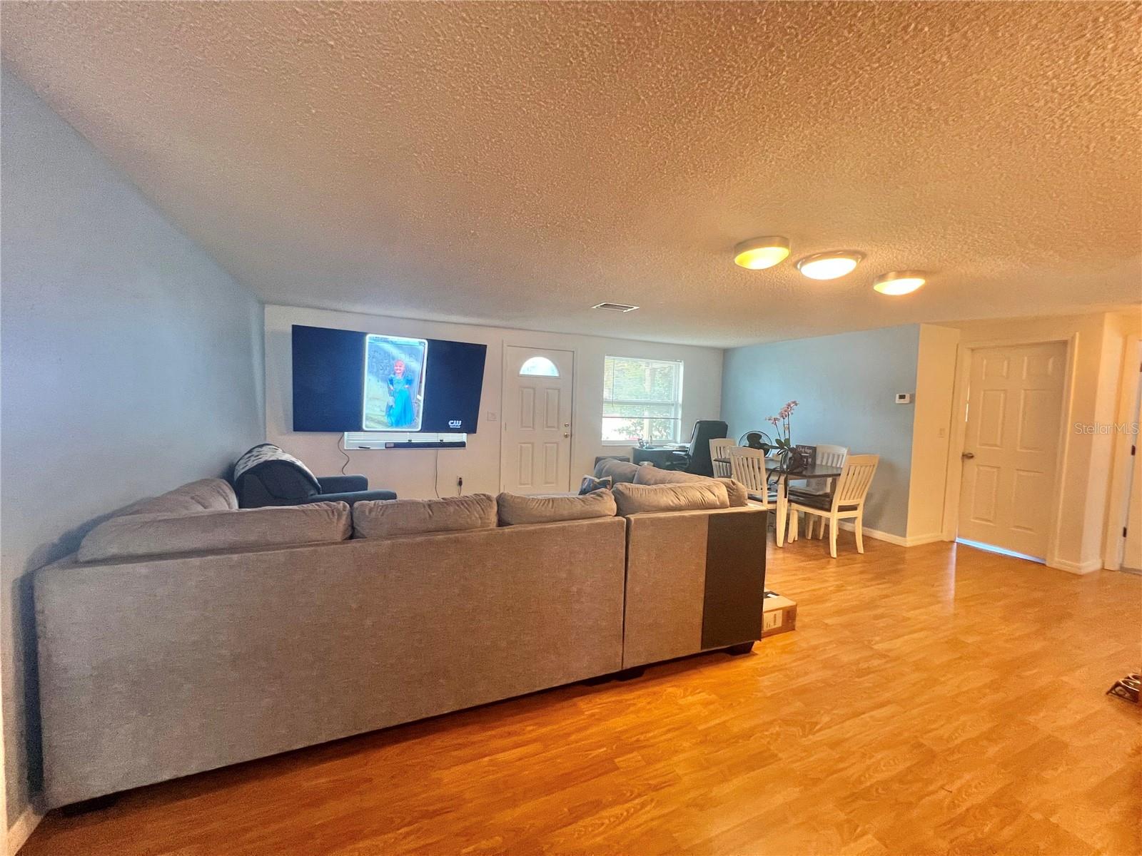 Living room dining area