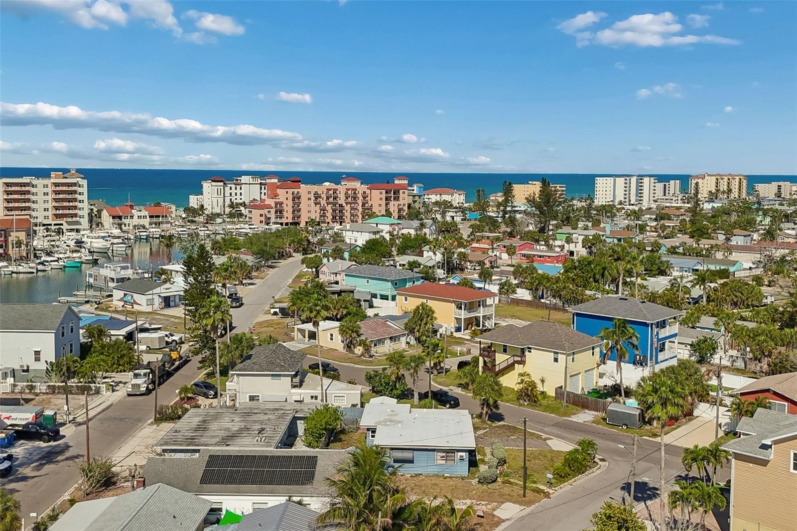 Lot view looking west toward Gulf Beaches