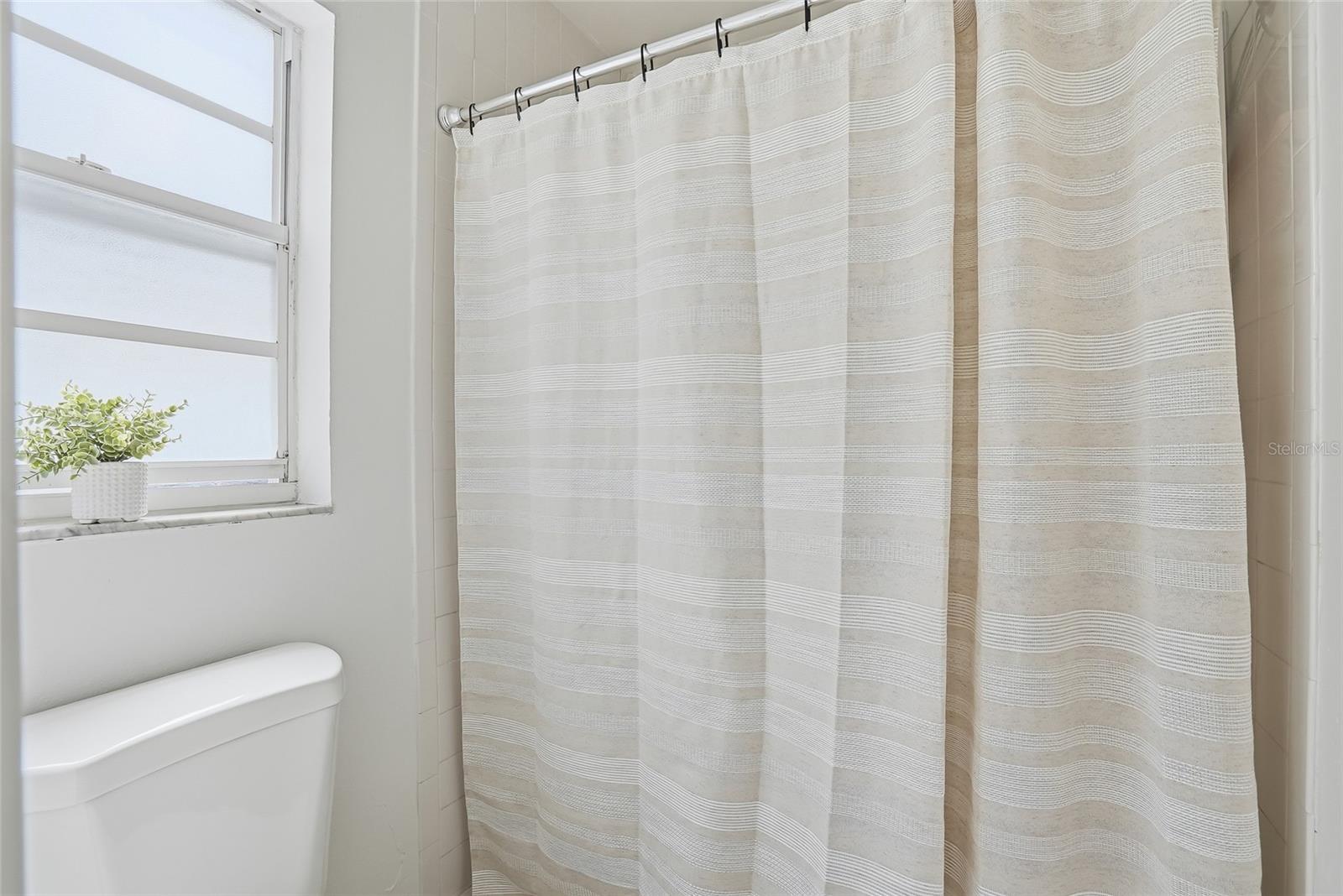 Primary suite bathroom walk-in shower