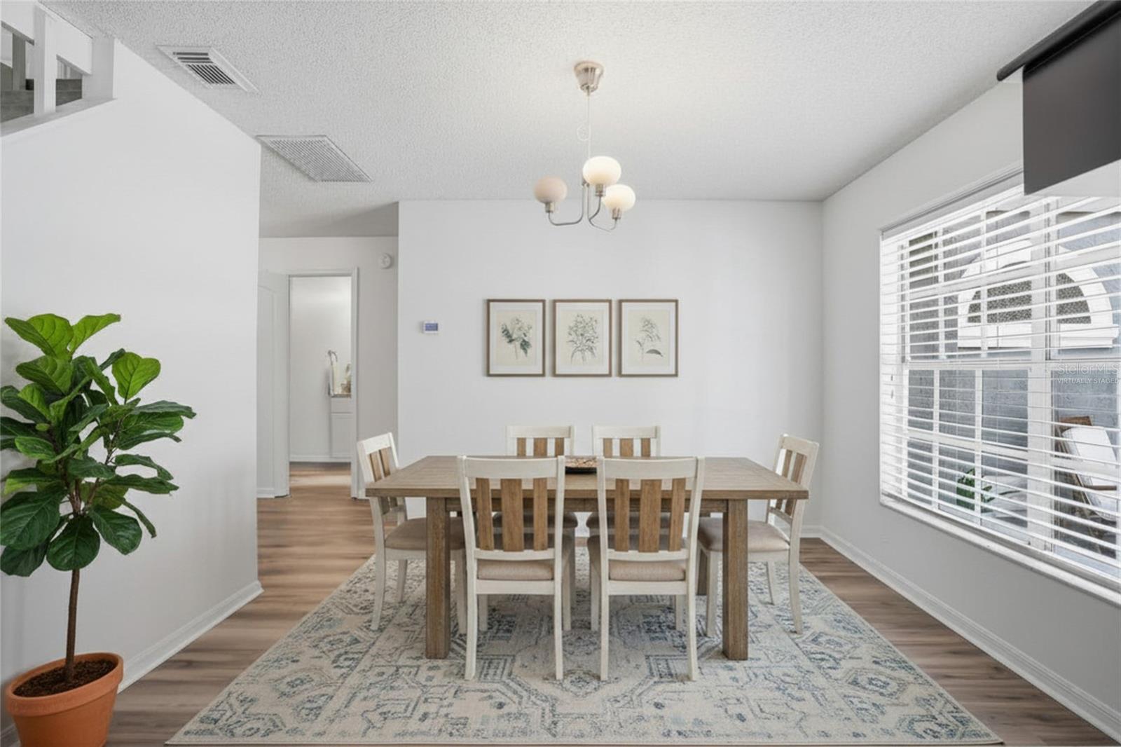 Formal dining room- Virtually staged