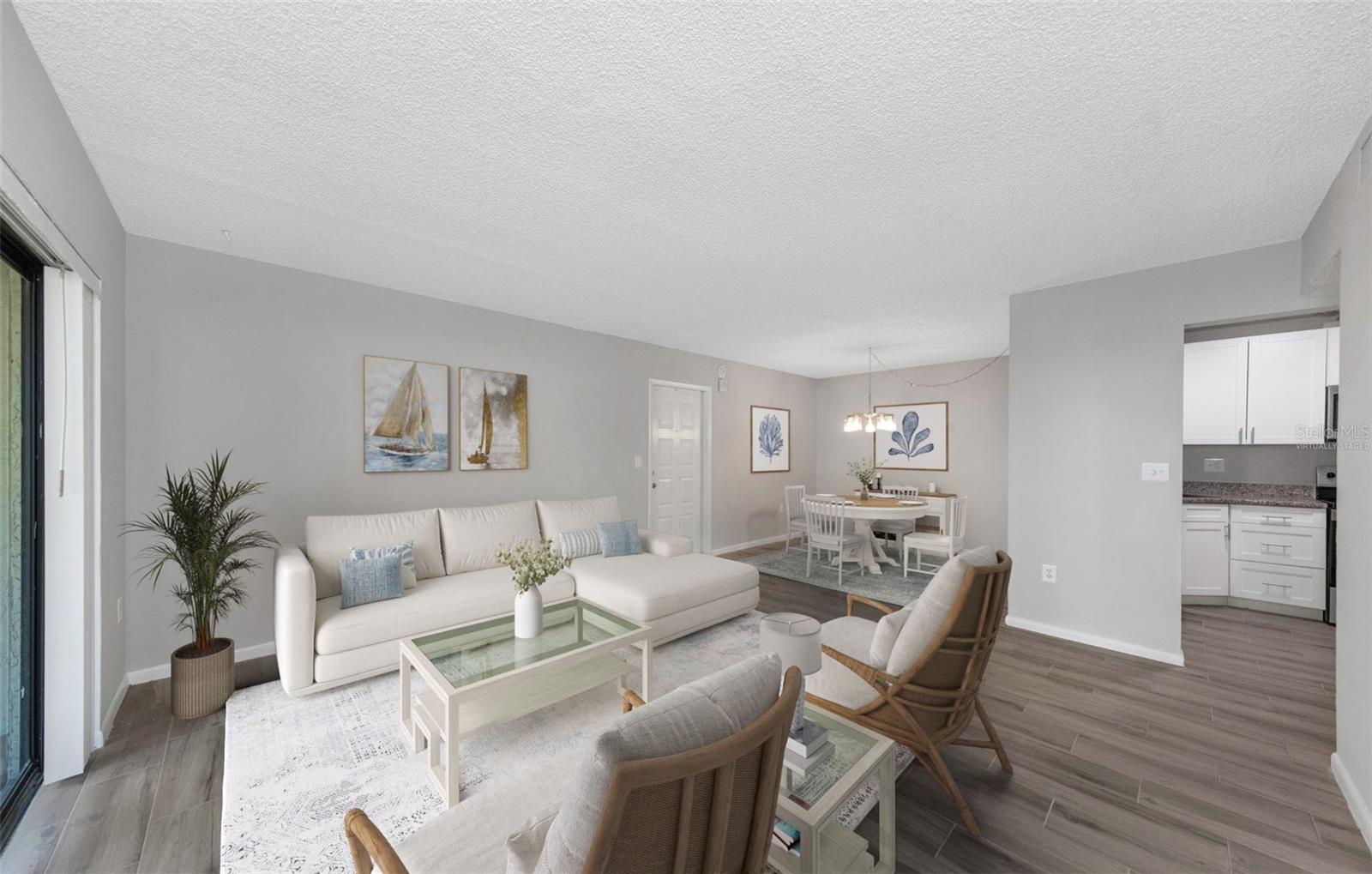 Living Room / Dining Room Virtually Staged