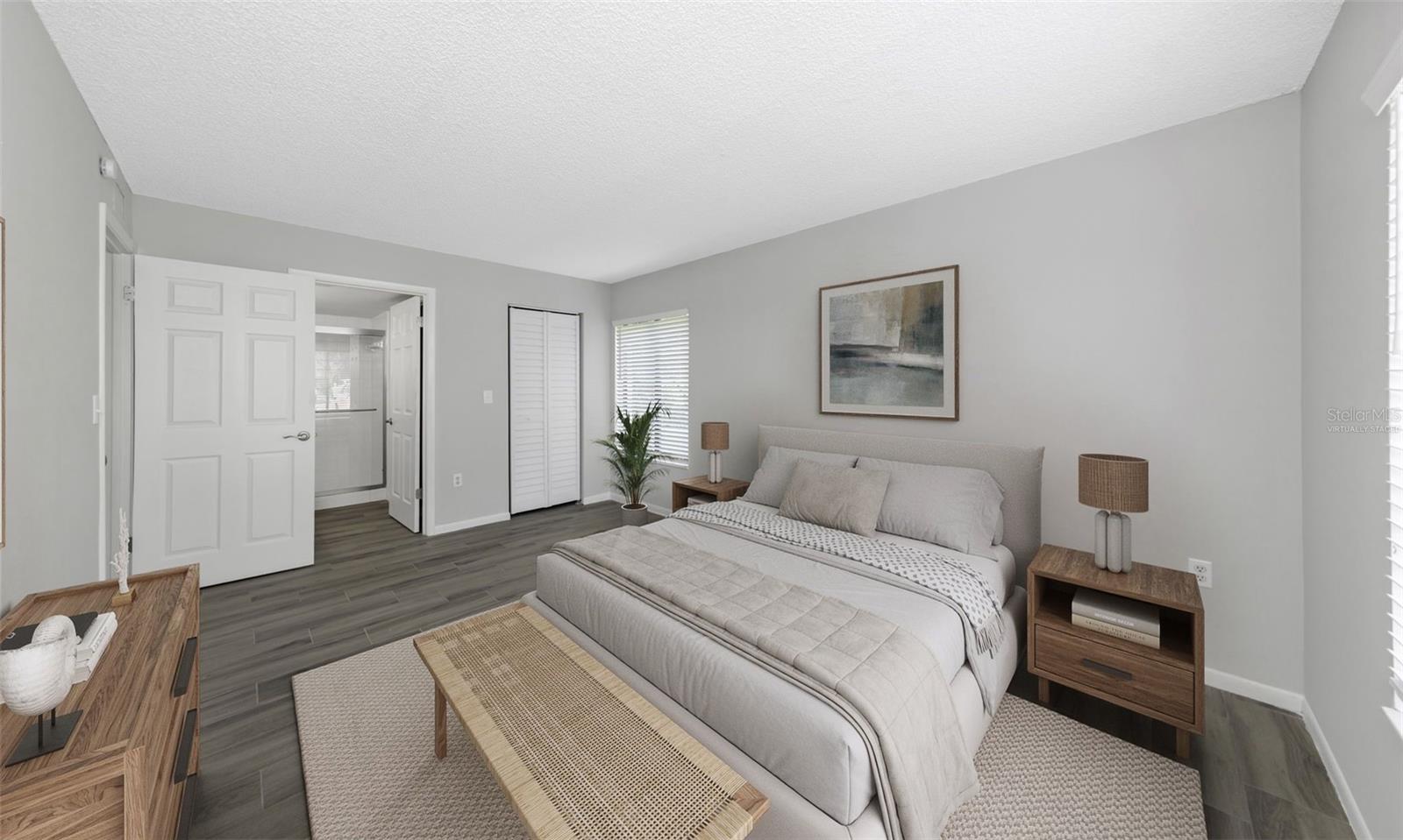 Primary Bedroom Virtually Staged