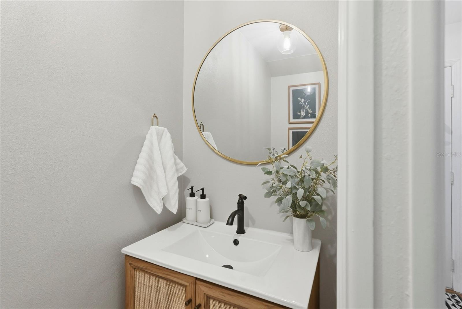 Half bath downstairs