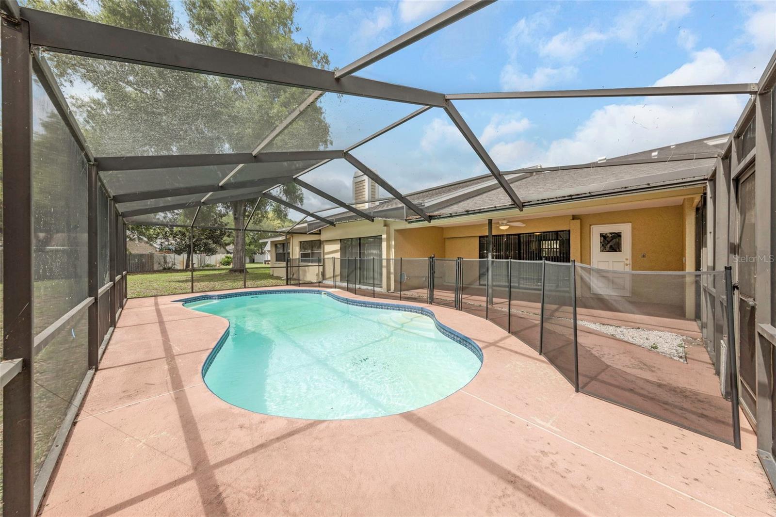 Pool - Reverse View