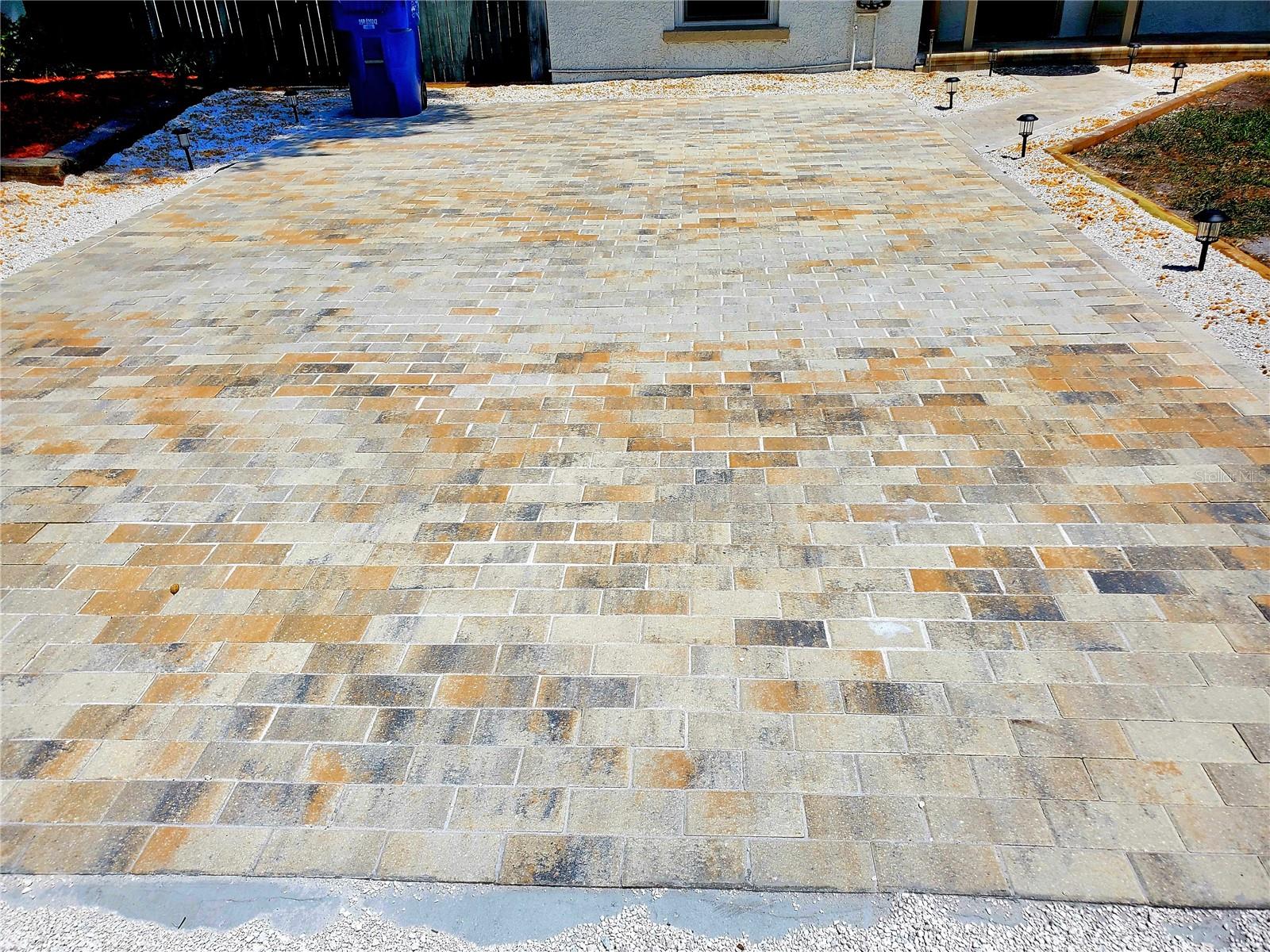 NEW PAVER DRIVEWAY