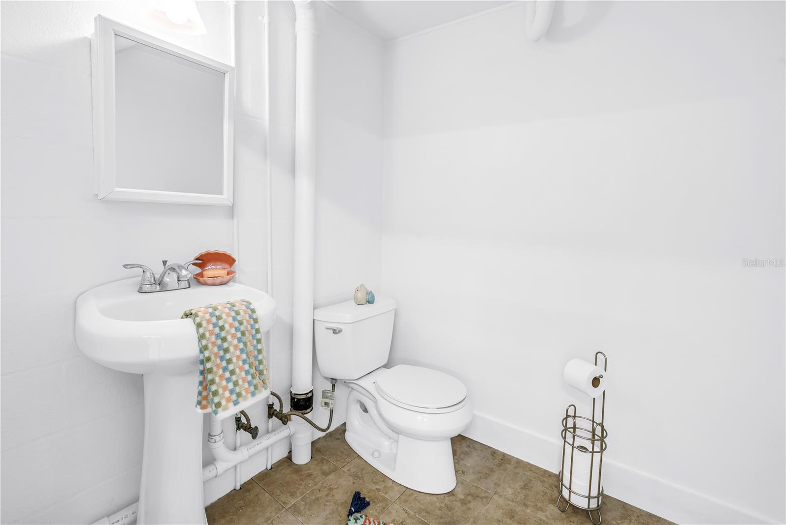 Garage bathroom