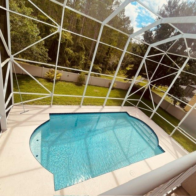 Second floor pool view