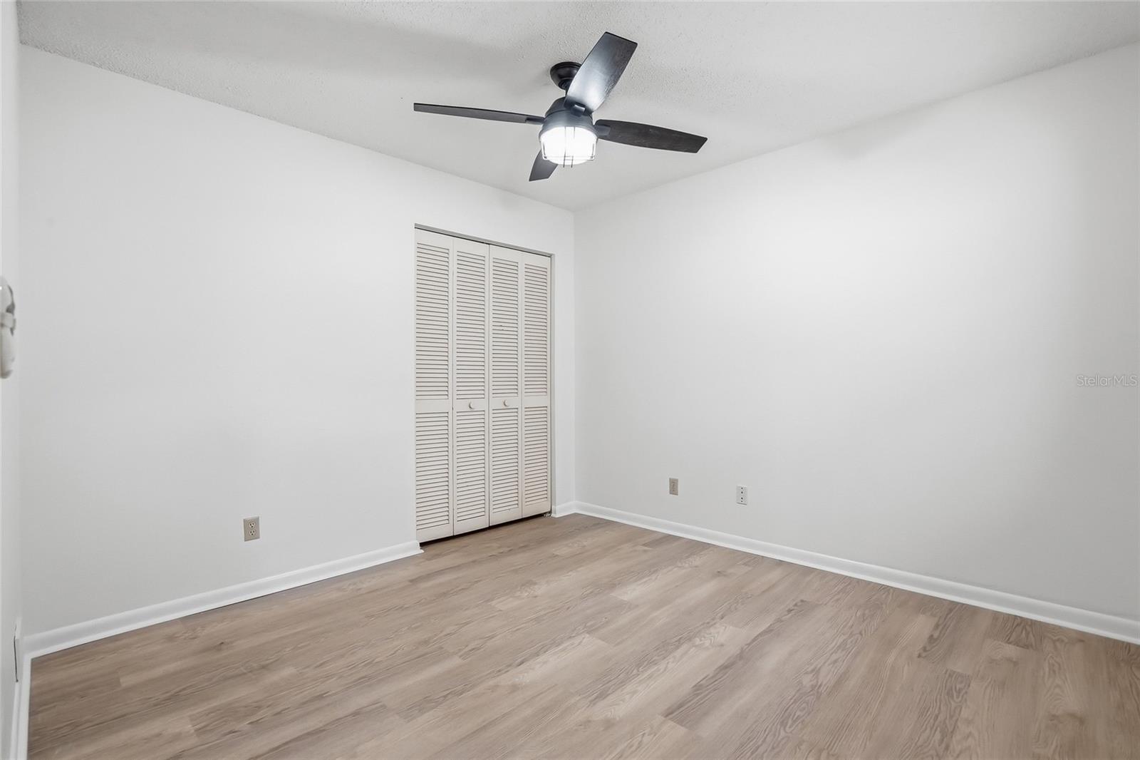 Second bedroom also boast lots of room