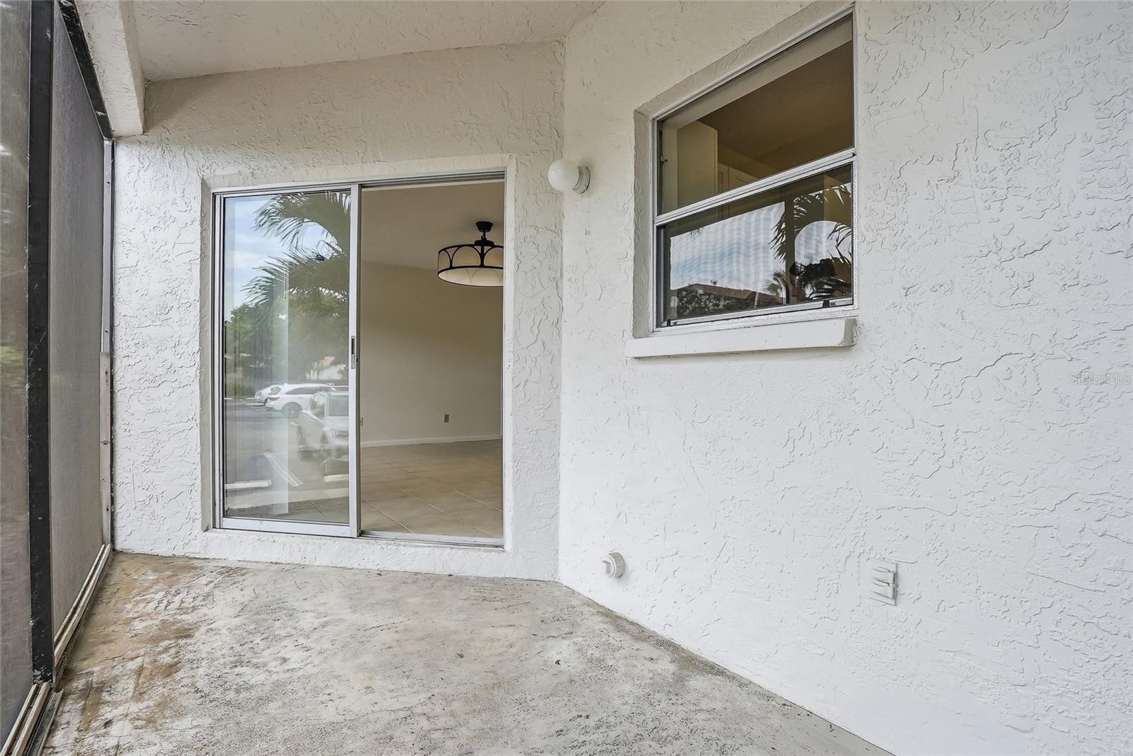 Great porch space to enjoy the Florida weather