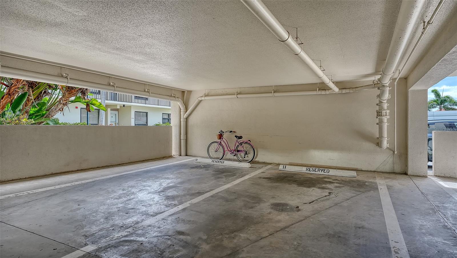 Under building parking spot