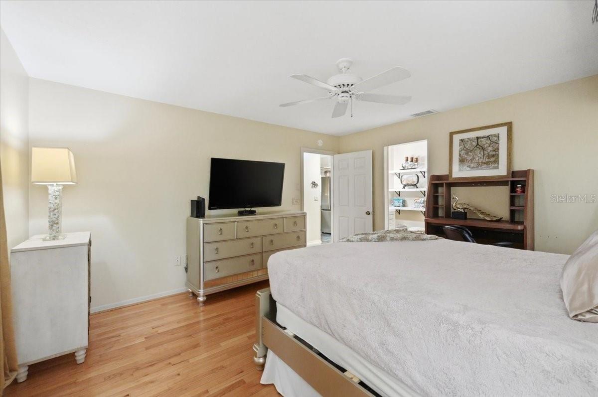 Master bedroom left window angle view
