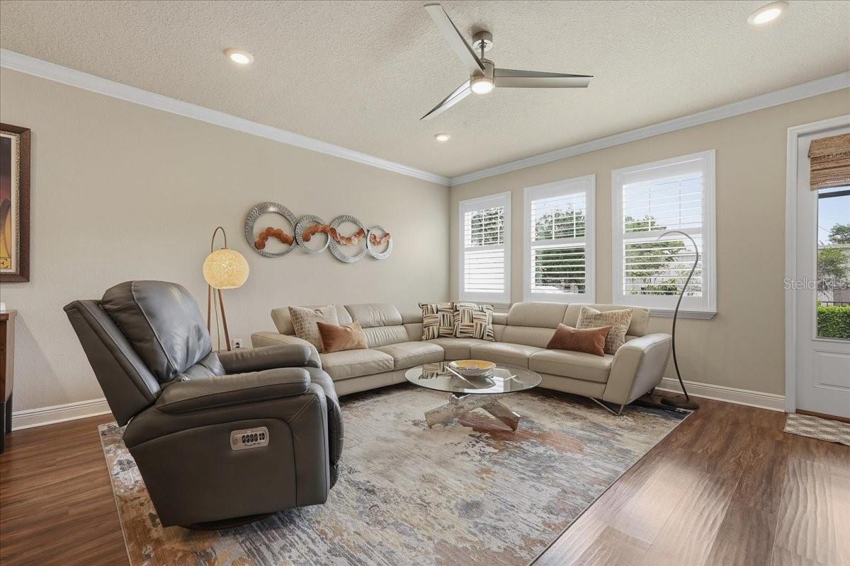 CROWN MOLDING IN ALL THE RIGHT PLACES ~ LUXURY VINYL FLOORING!