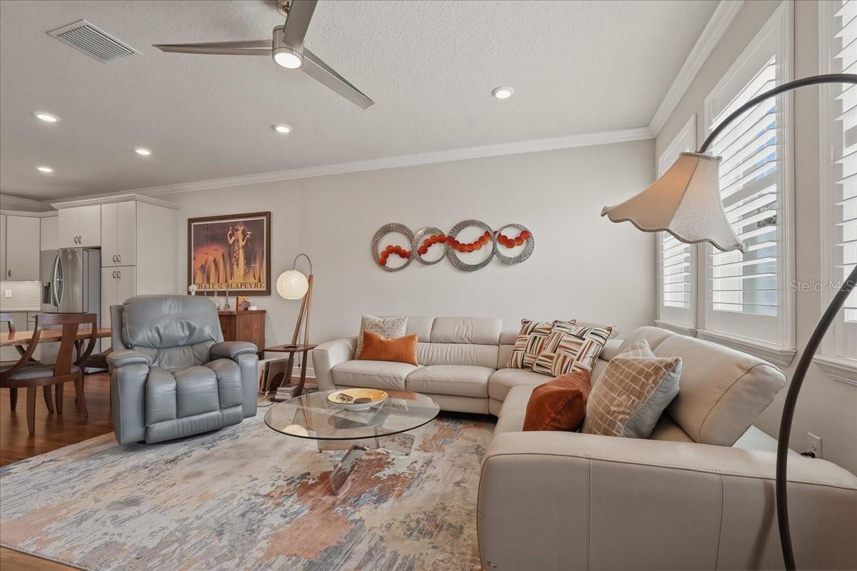 UPGRADED CEILING FANS AND LIGHT FIXTURES