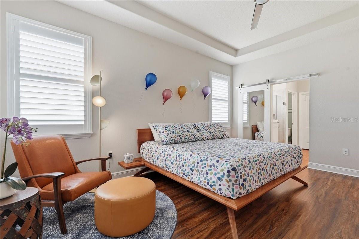 PRIMARY SUITE ON THE FIRST FLOOR