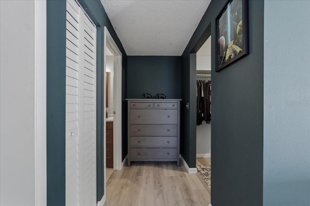 TONS OF STORAGE IN THE PRIMARY SUITE