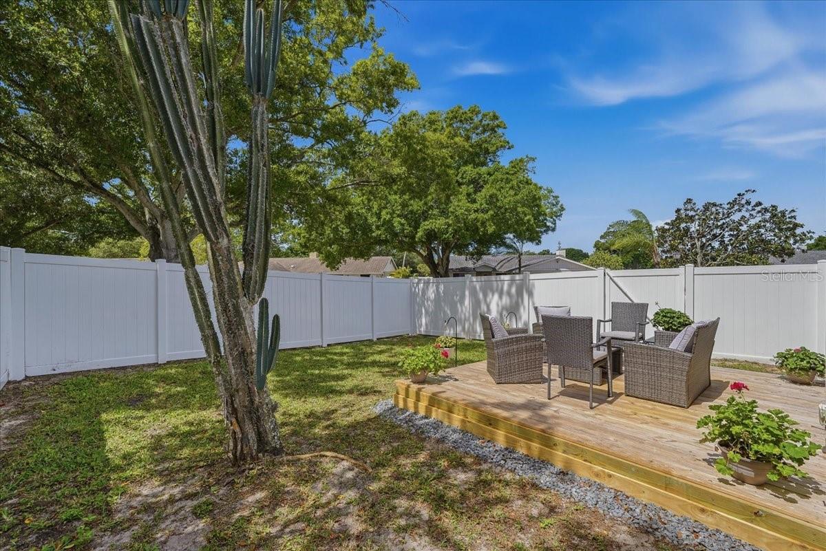 FULLY FENCED IN YARD!