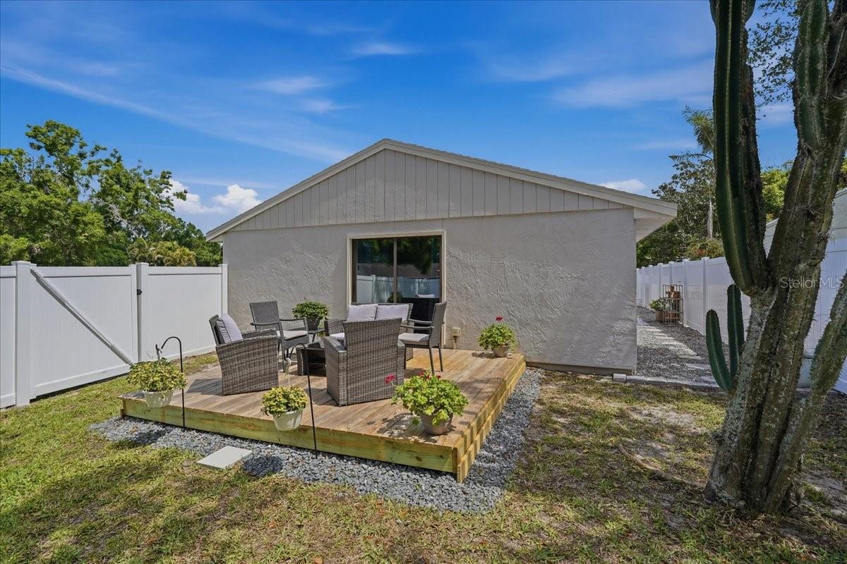 YOU WILL LOVE HAVING THIS OUTDOOR SPACE!