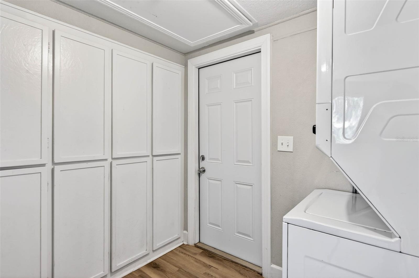 Laundry Room with Built-Ins