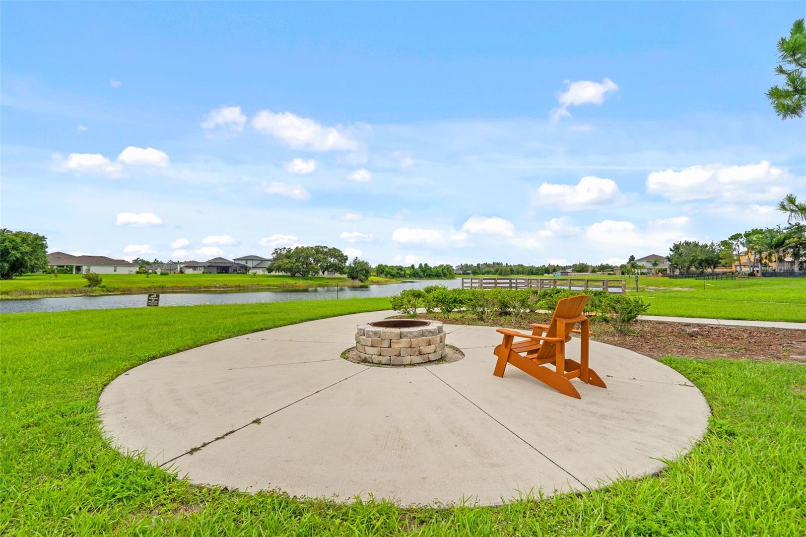fire pit area