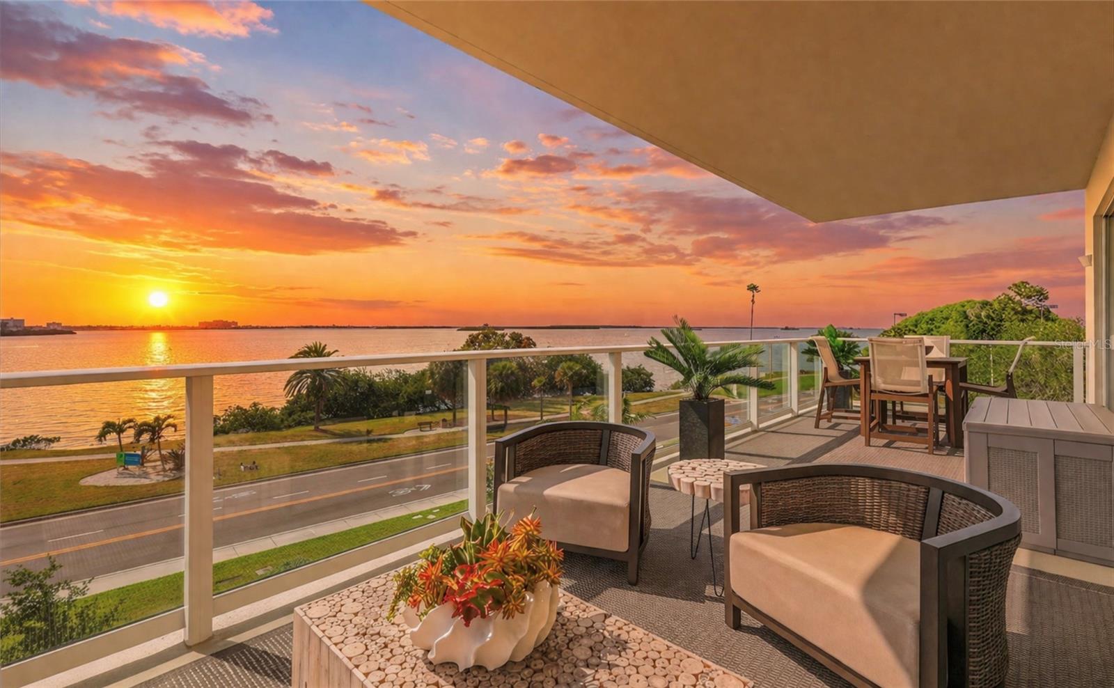 Extra Large Terrace off Living Room & Second Bedroom