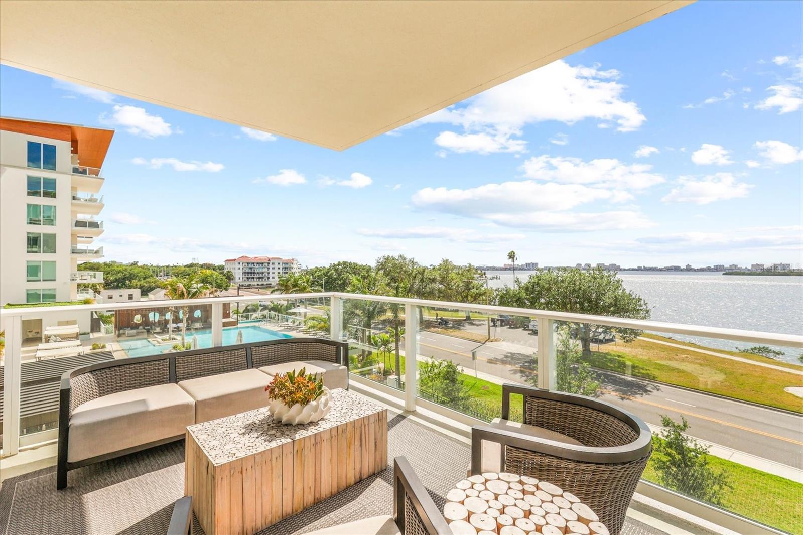 Extra Large Terrace off Living Room & Second Bedroom