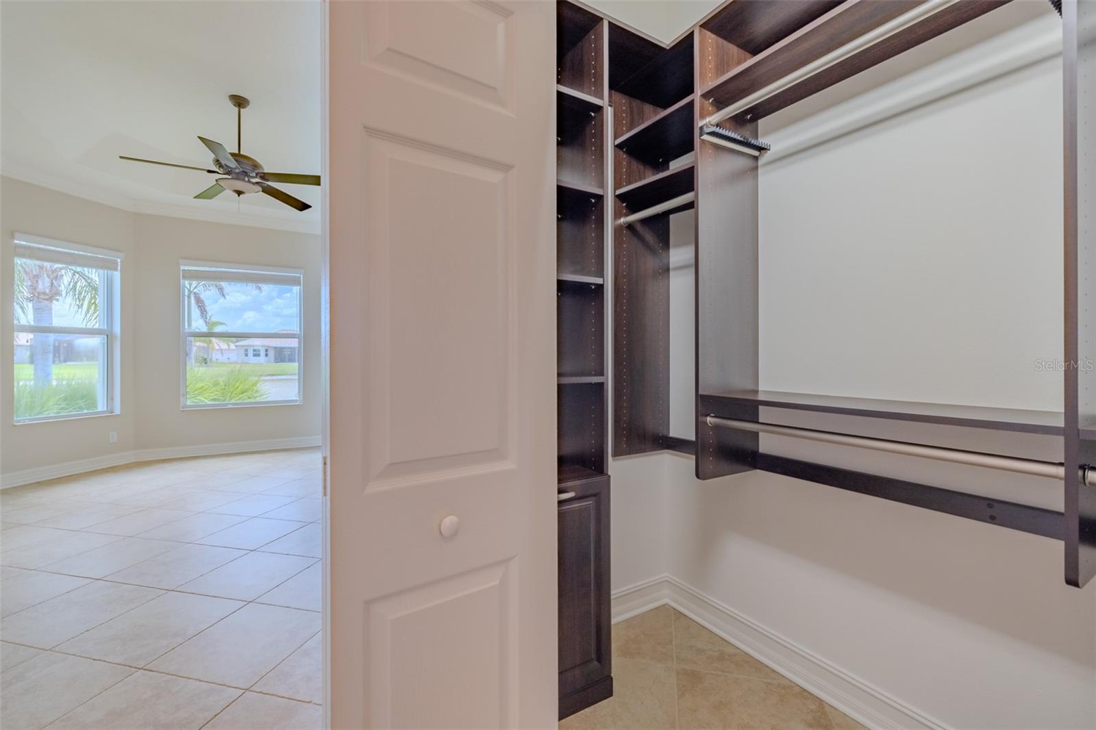 Custom Closets in Primary Bedroom