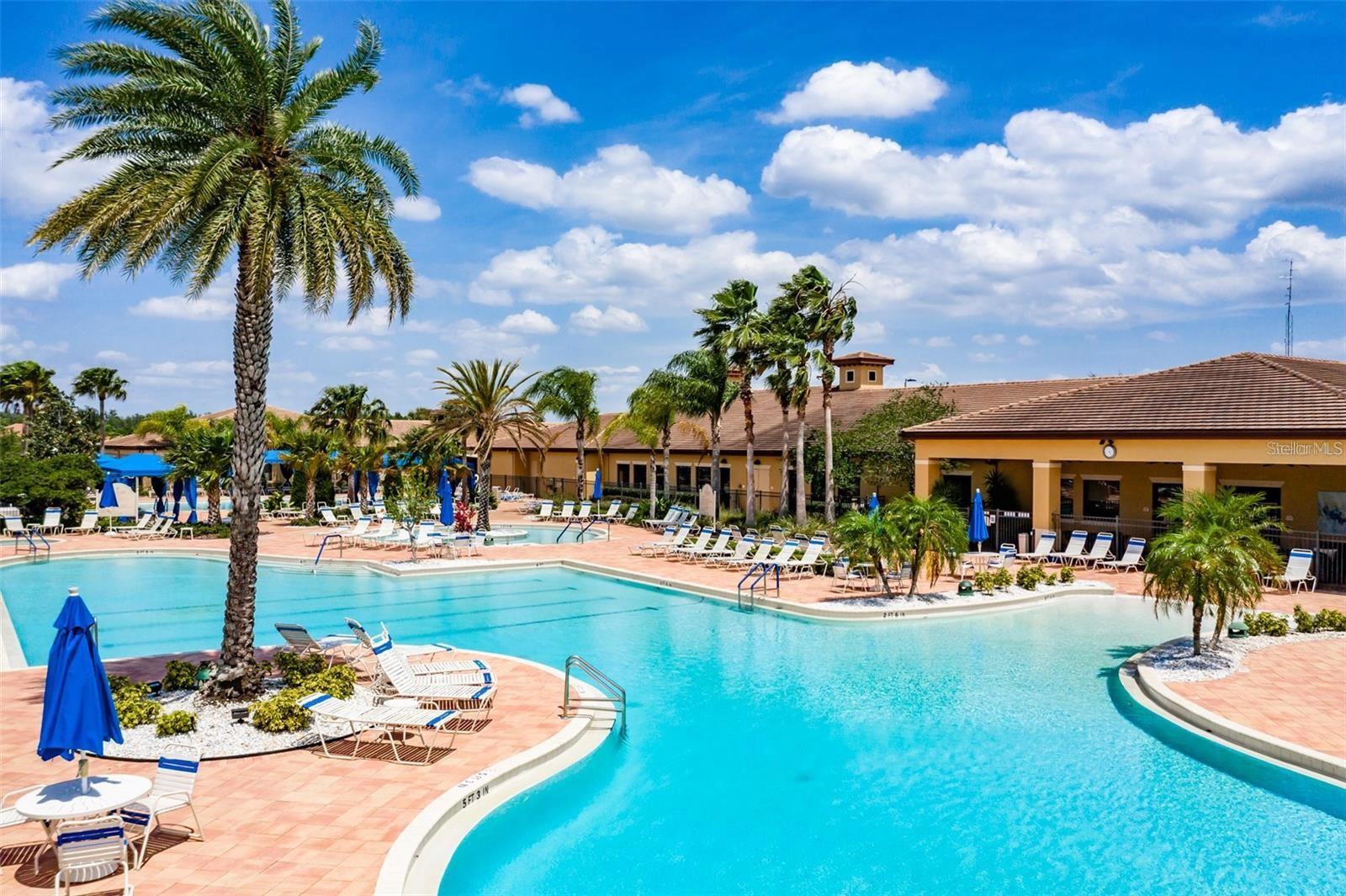 Beach Entry Heated Resort Pool