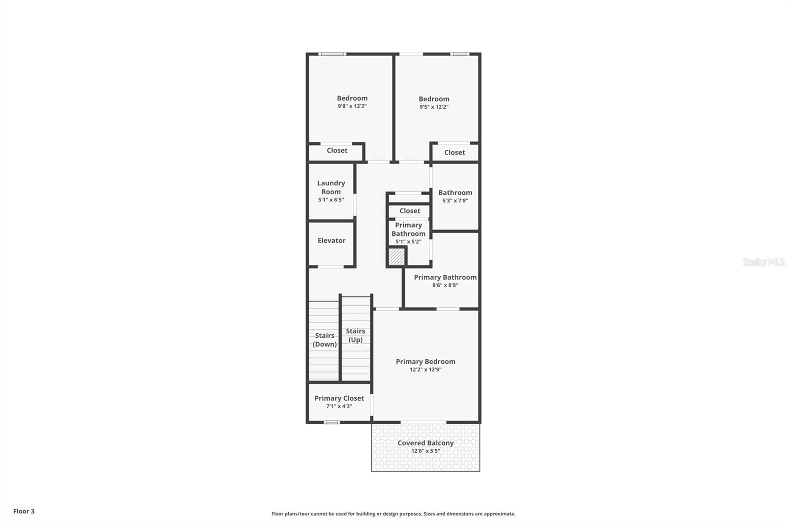 .,.Floorplans.. Floorplans also in tour...3rd Level Bebrooms
