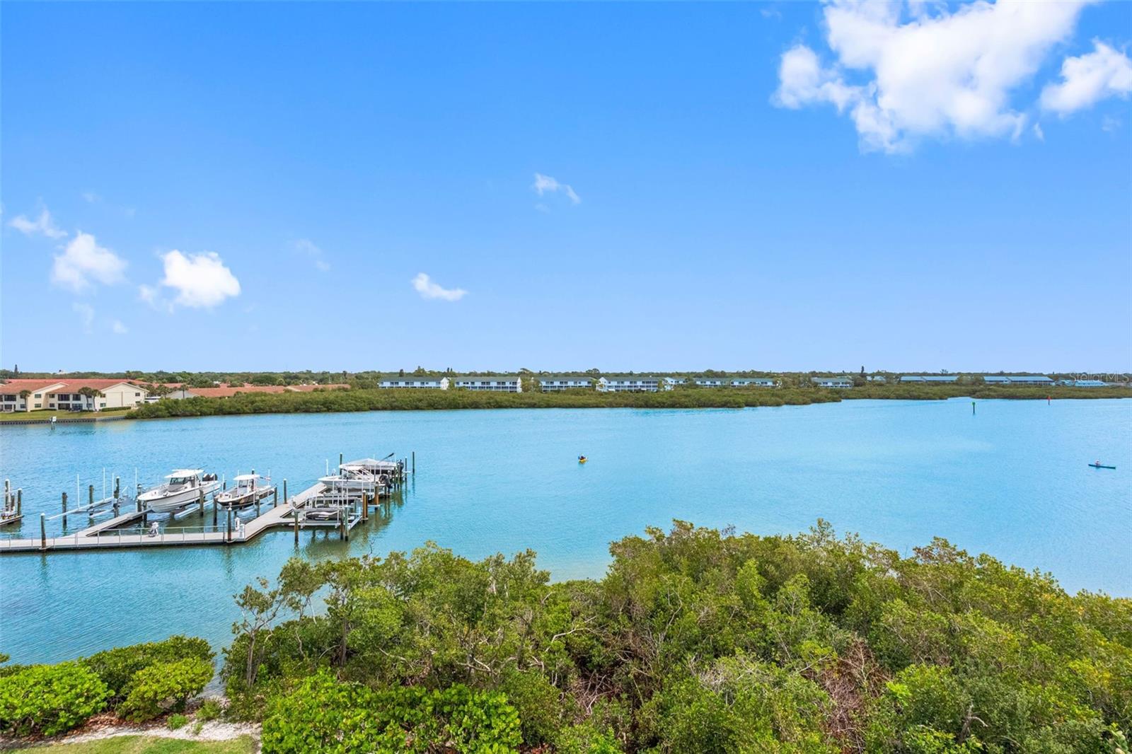 ..Direct Water Views from all 4 Levels. View from 3rd Level Master Suite to Far Left.