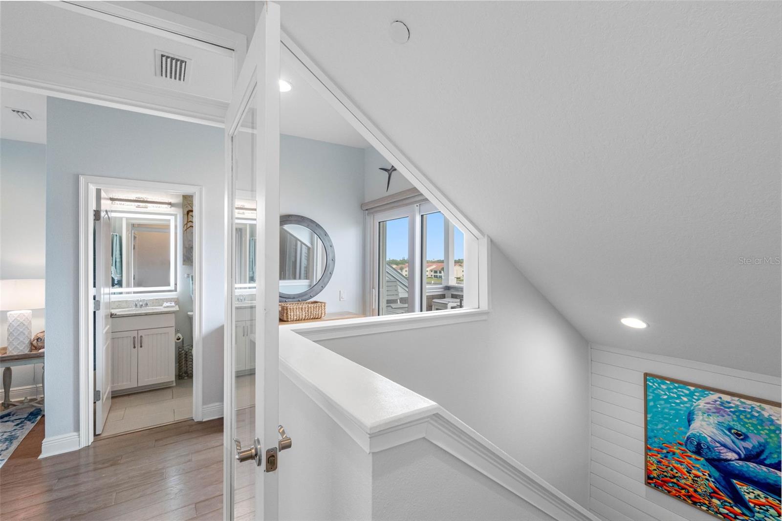 ... Top of Stairwell On  Upper Level 4.. Owners have done a fantastic Job Here.. An Interior Designer Coulldn't Have Done Better. Just a beautiful Home ..