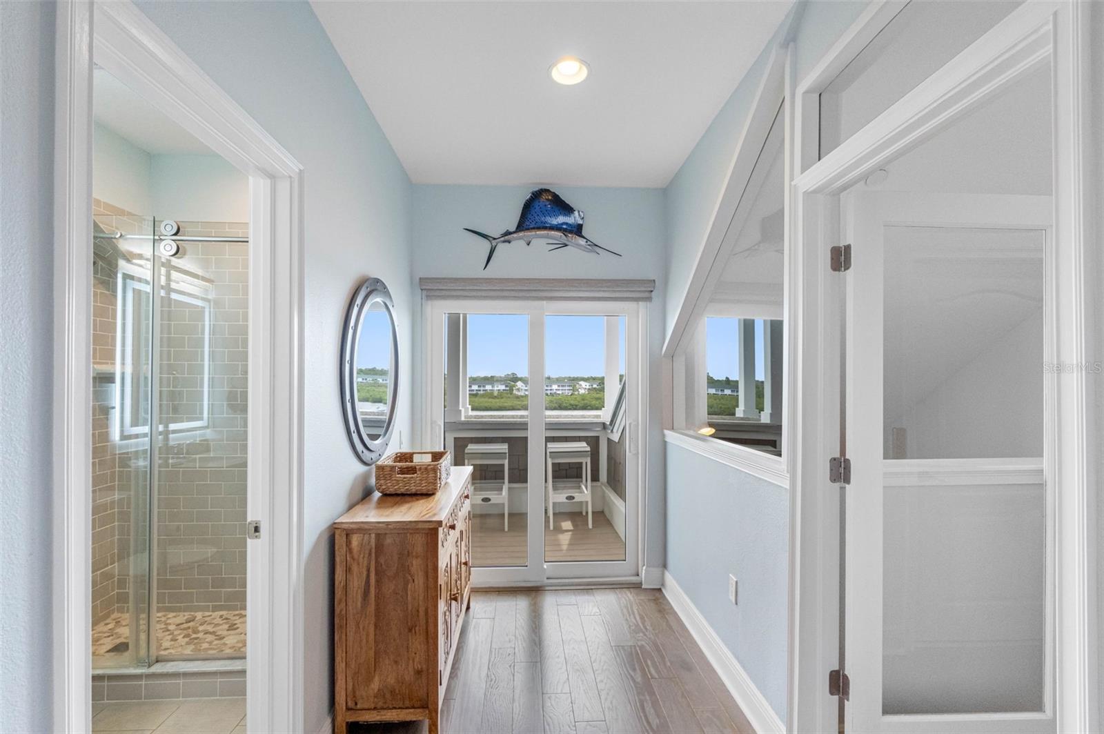 ..Upper 4th Level Loft Bathroom to Left.. Stsirs or Elevator to Right.