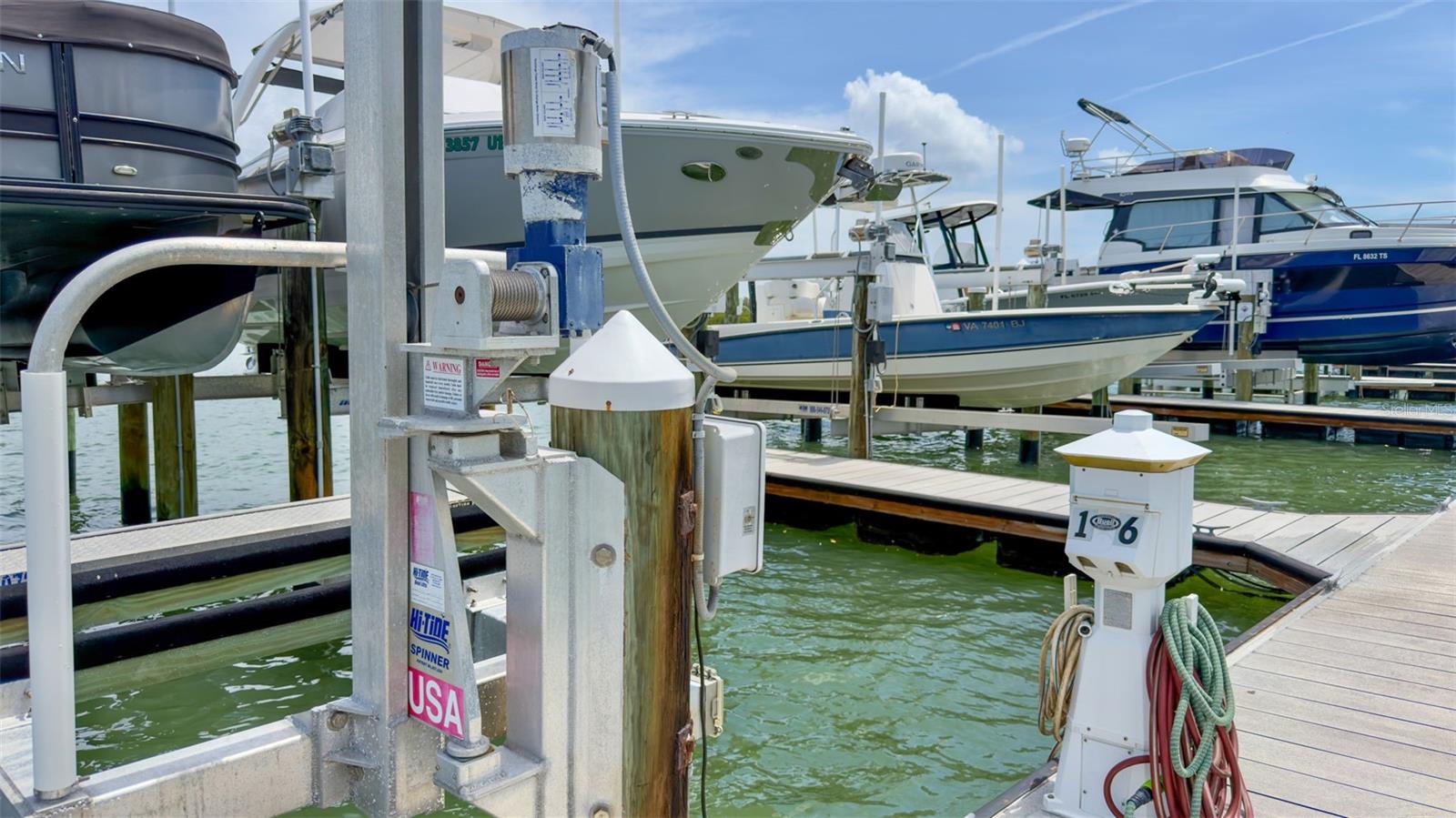 ... Slip #16 on Left side of Slips.