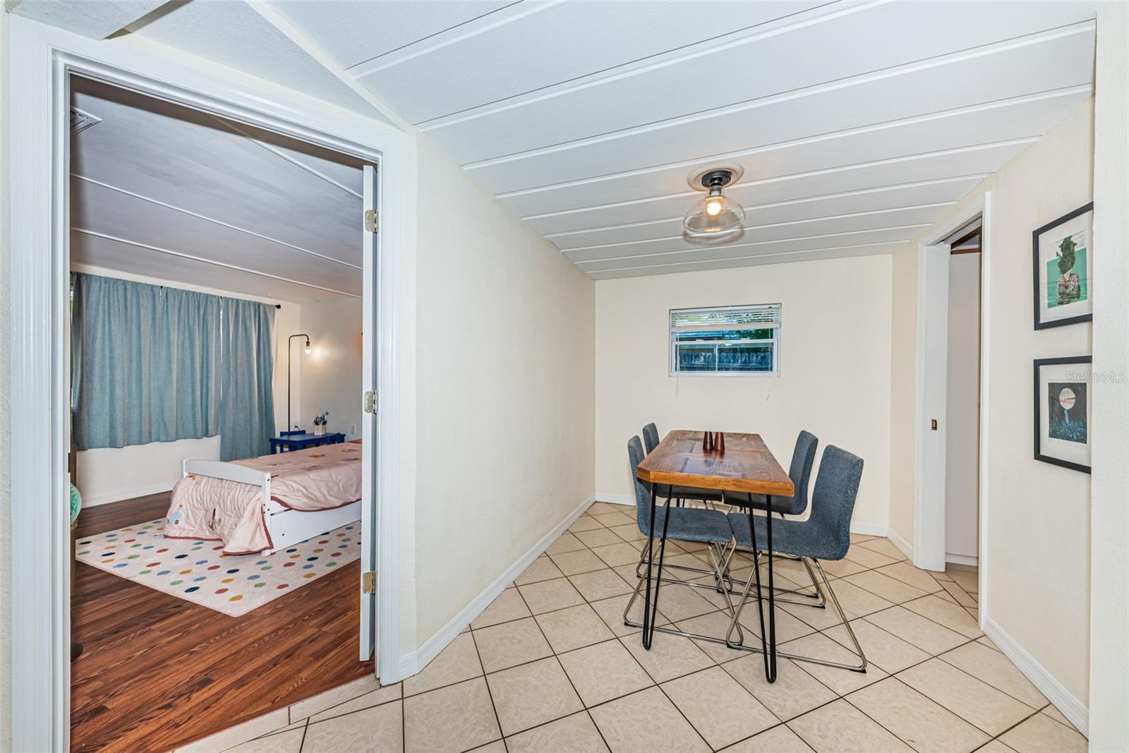 Dining area and second bedroom