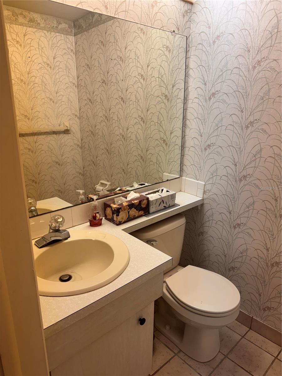 guest bathroom downstairs