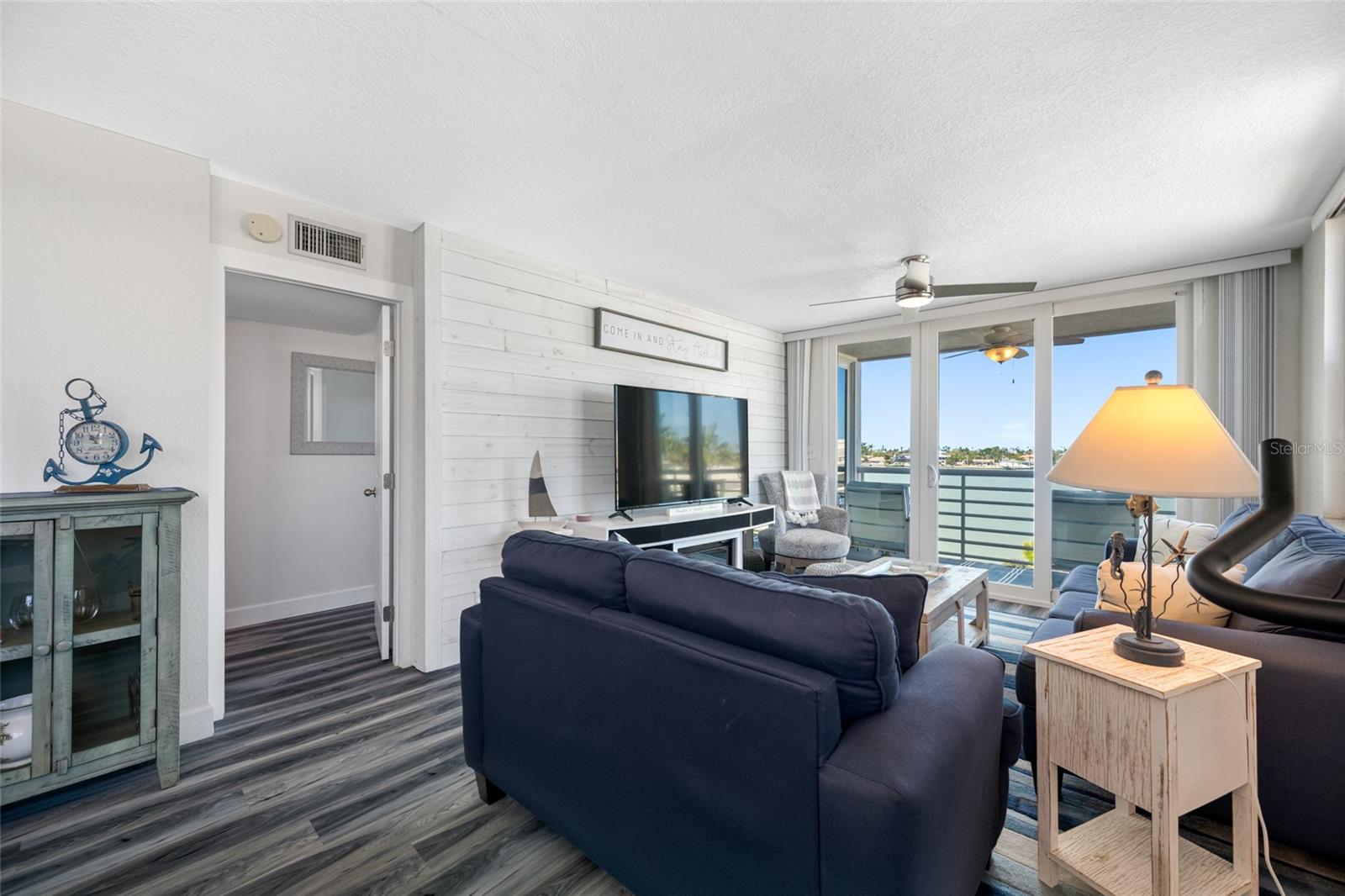 Living Room with Intracoastal Views