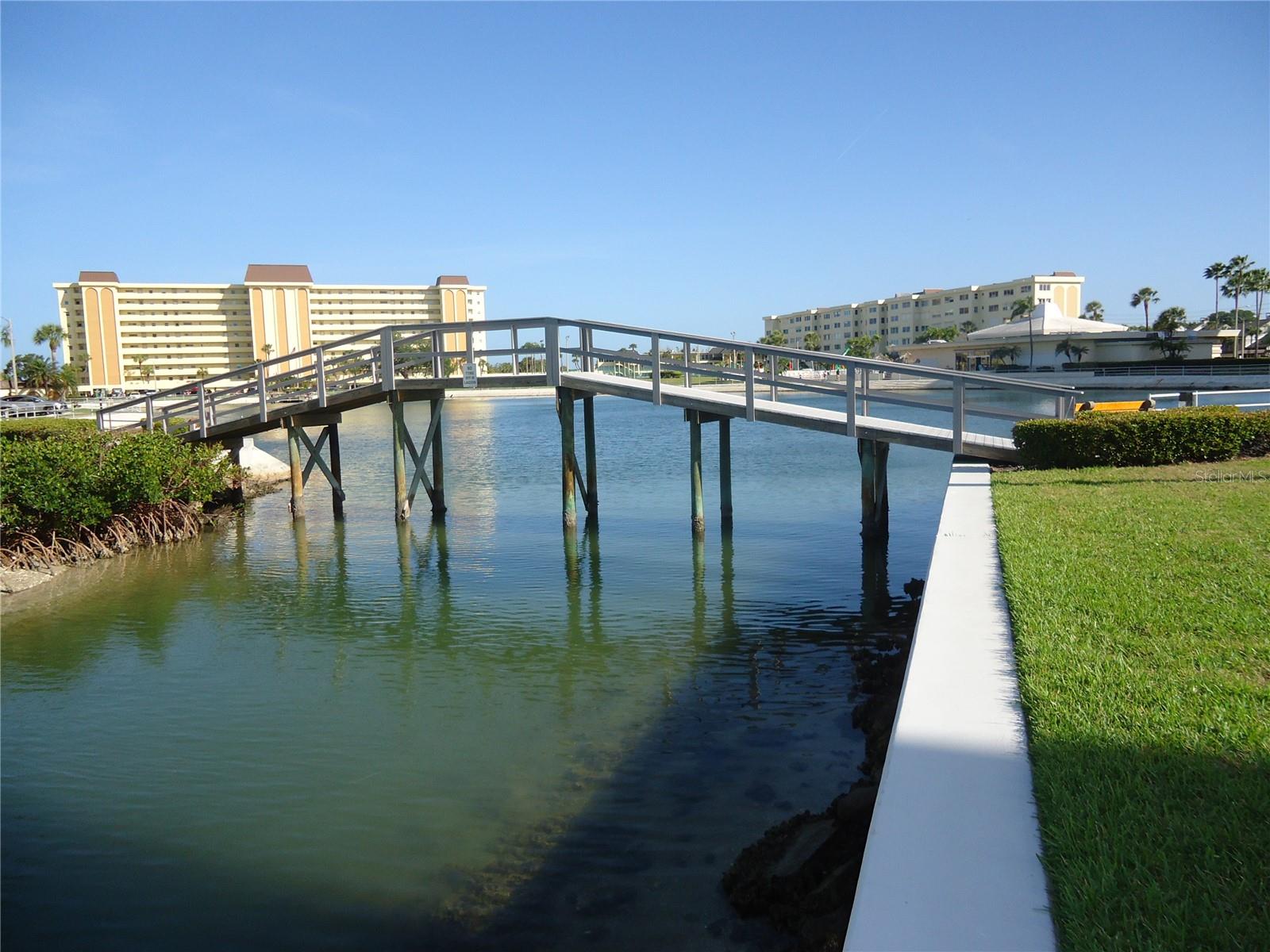 Bridge over Tidal pool entrance
