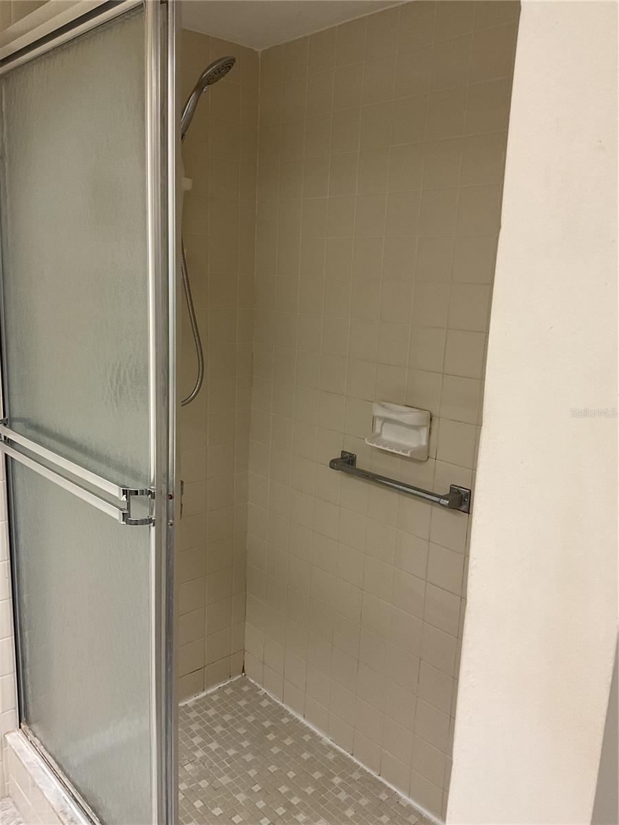 WALK-IN SHOWER IN PRIMARY SUITE